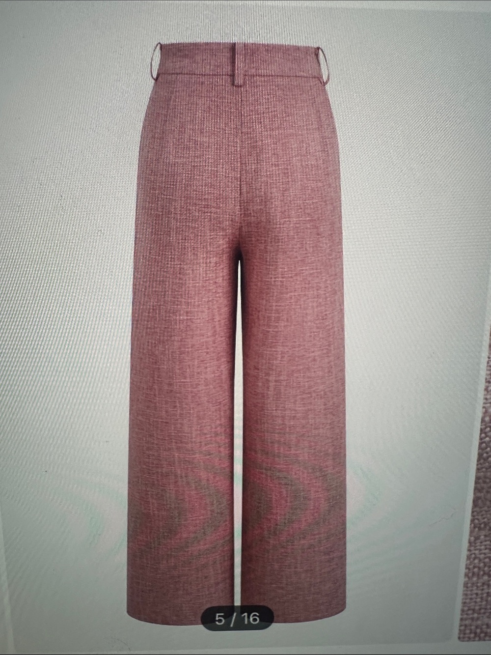 Commense Rose-Pink Halter Vest & Wide-Leg Pants Set - Picture 5 of 7